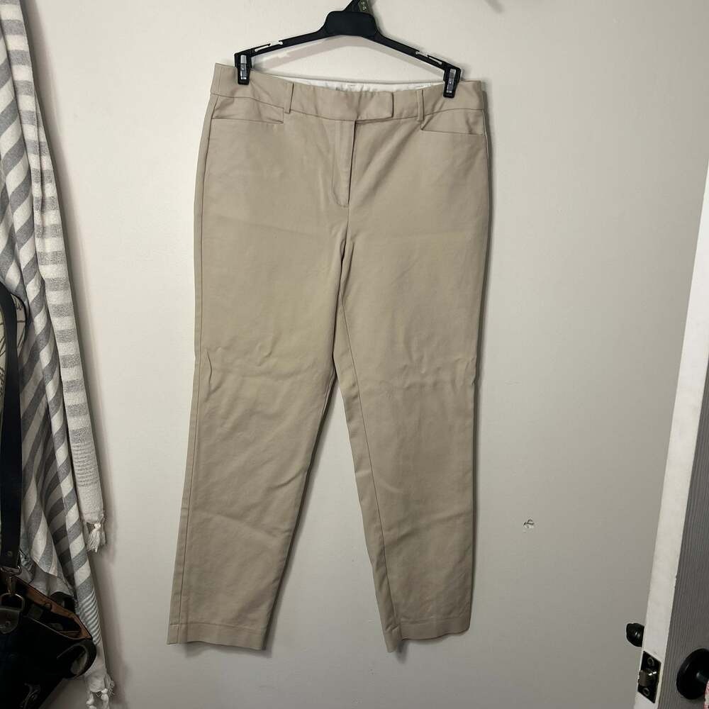 Talbots Newport Pants -‎ Curvy Fit - Tan Size 10